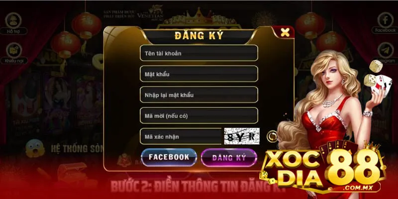 Hướng dẫn đăng ký xocdia88